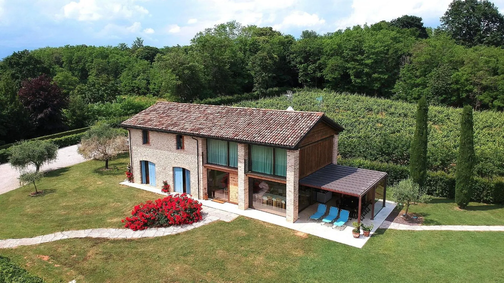 Villa Montello Pool, Jacuzzi, Ac, Wifi, Treviso Volpago del Montello