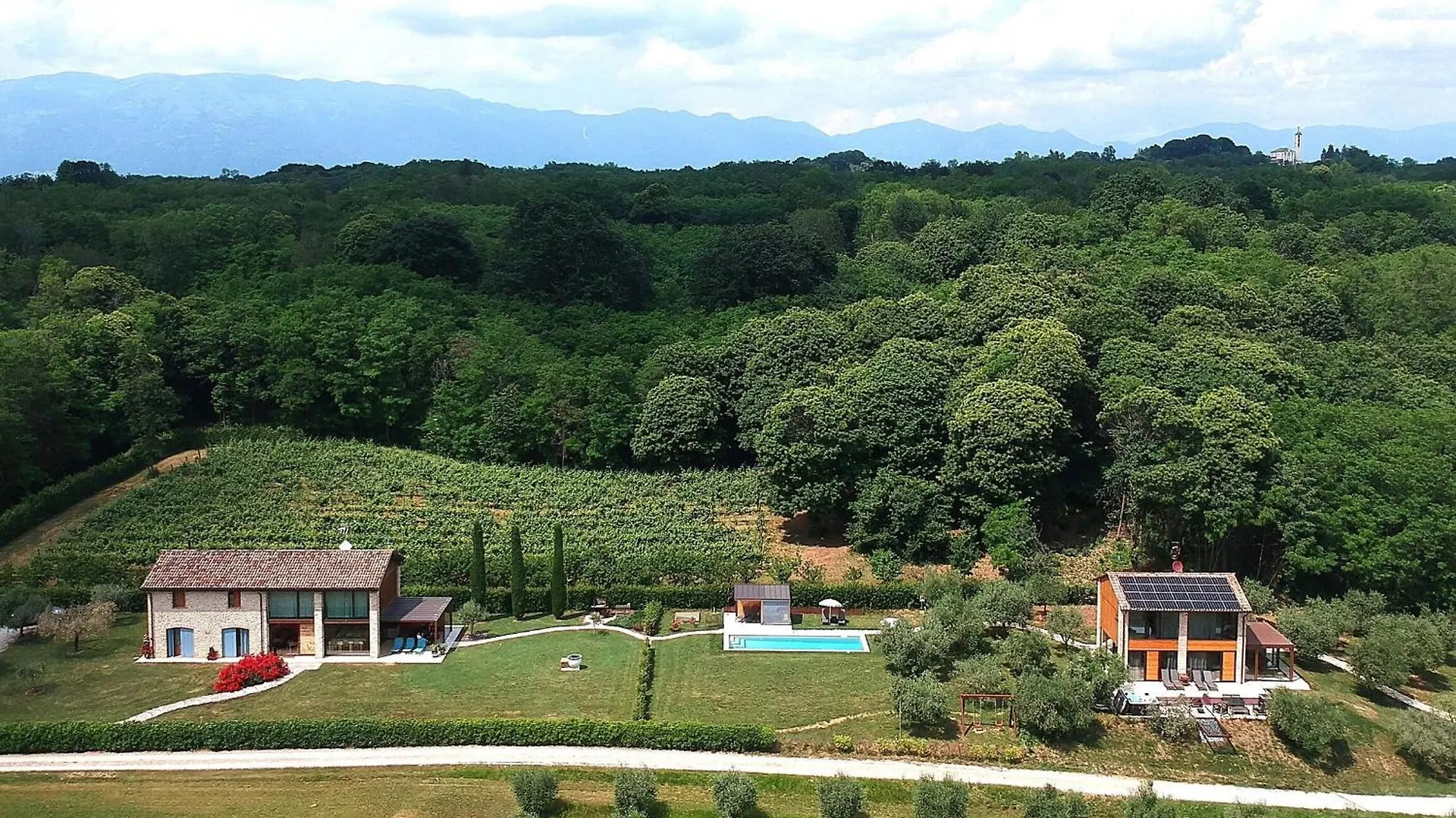 Villa Montello Pool, Jacuzzi, Ac, Wifi, Treviso Volpago del Montello